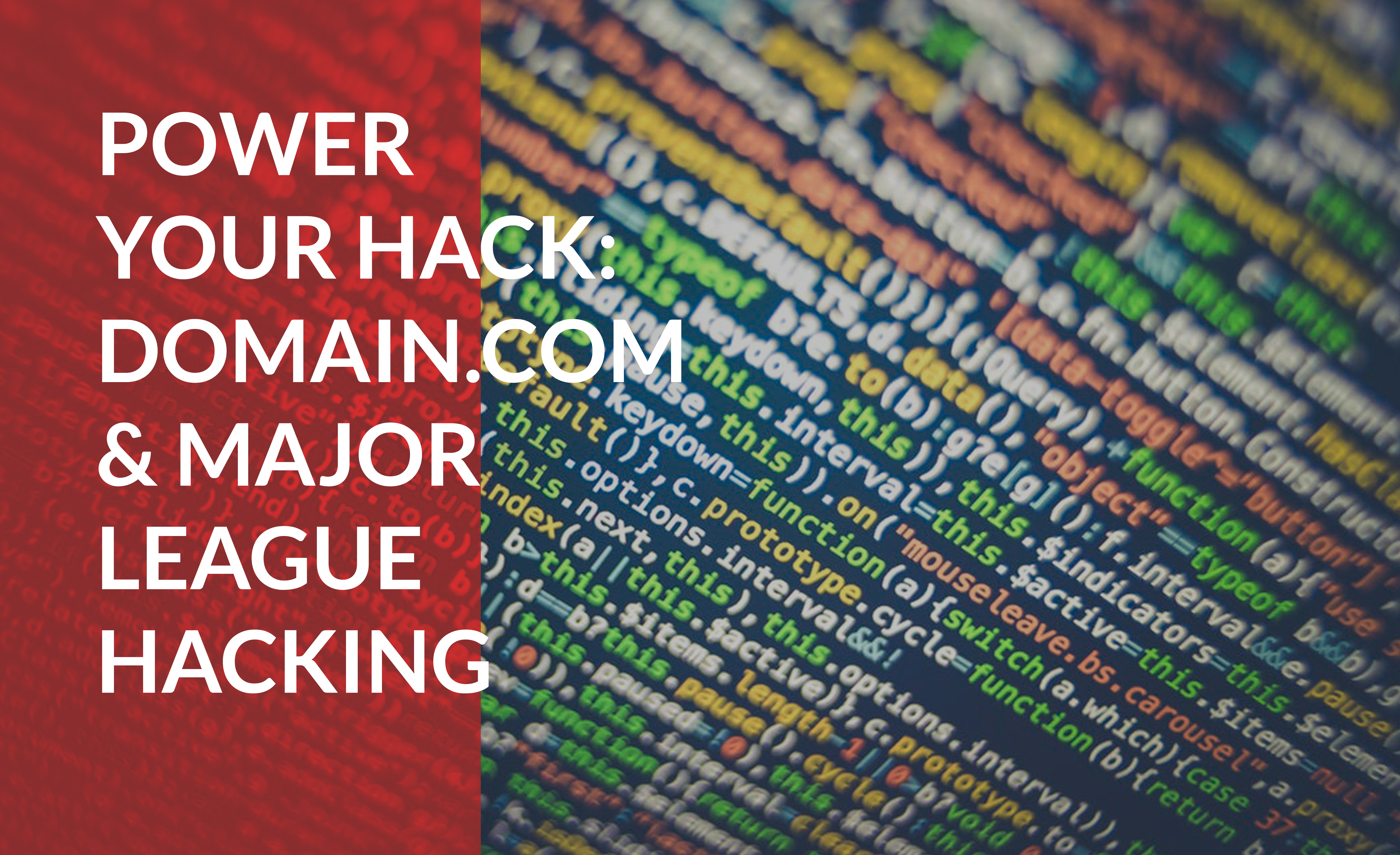 Learn to power your hack with Domain.com and Major League Hacking