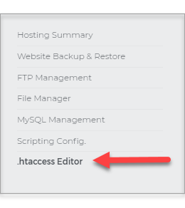 htaccess editor