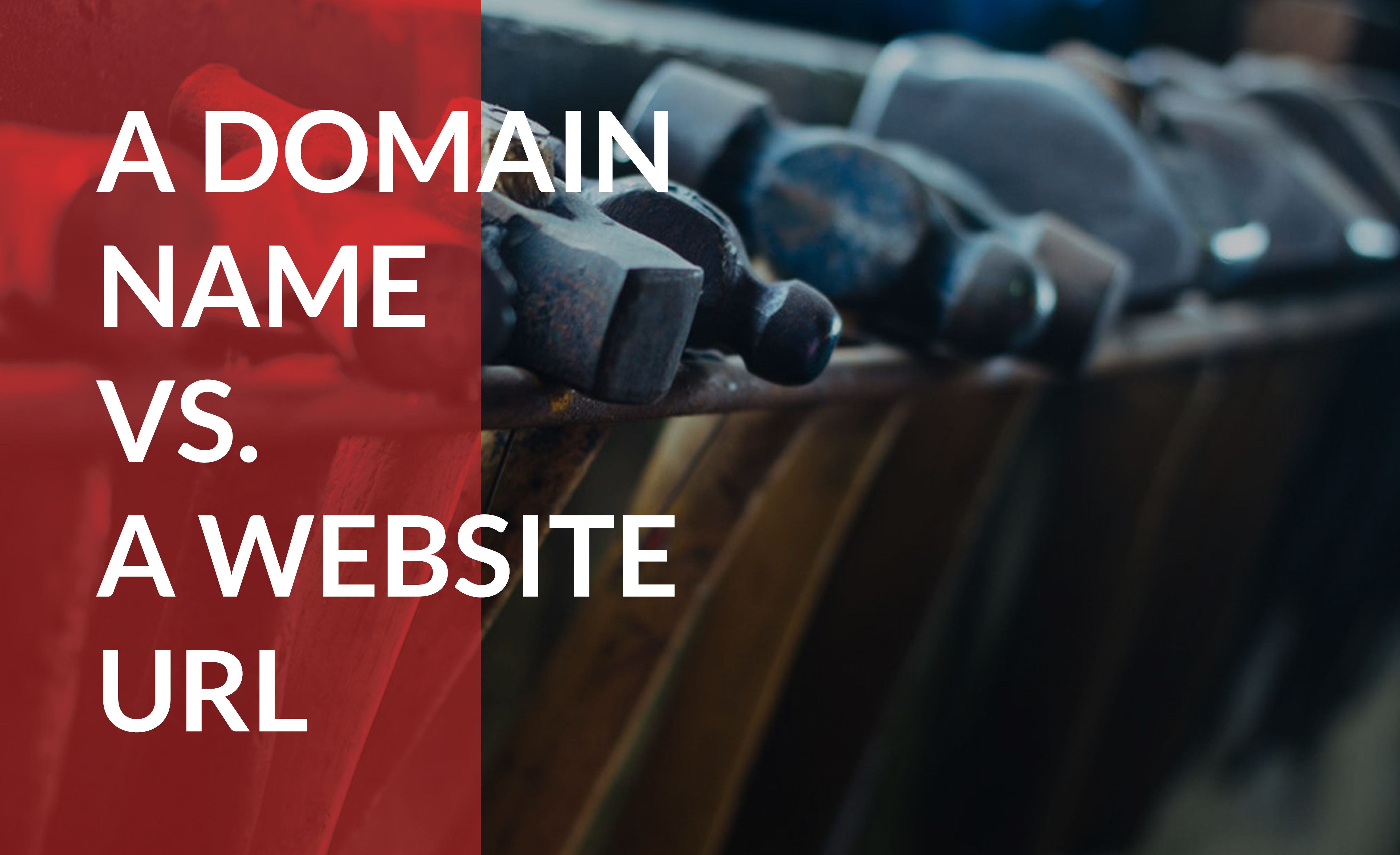 Learn the difference between a domain name and a website URL.