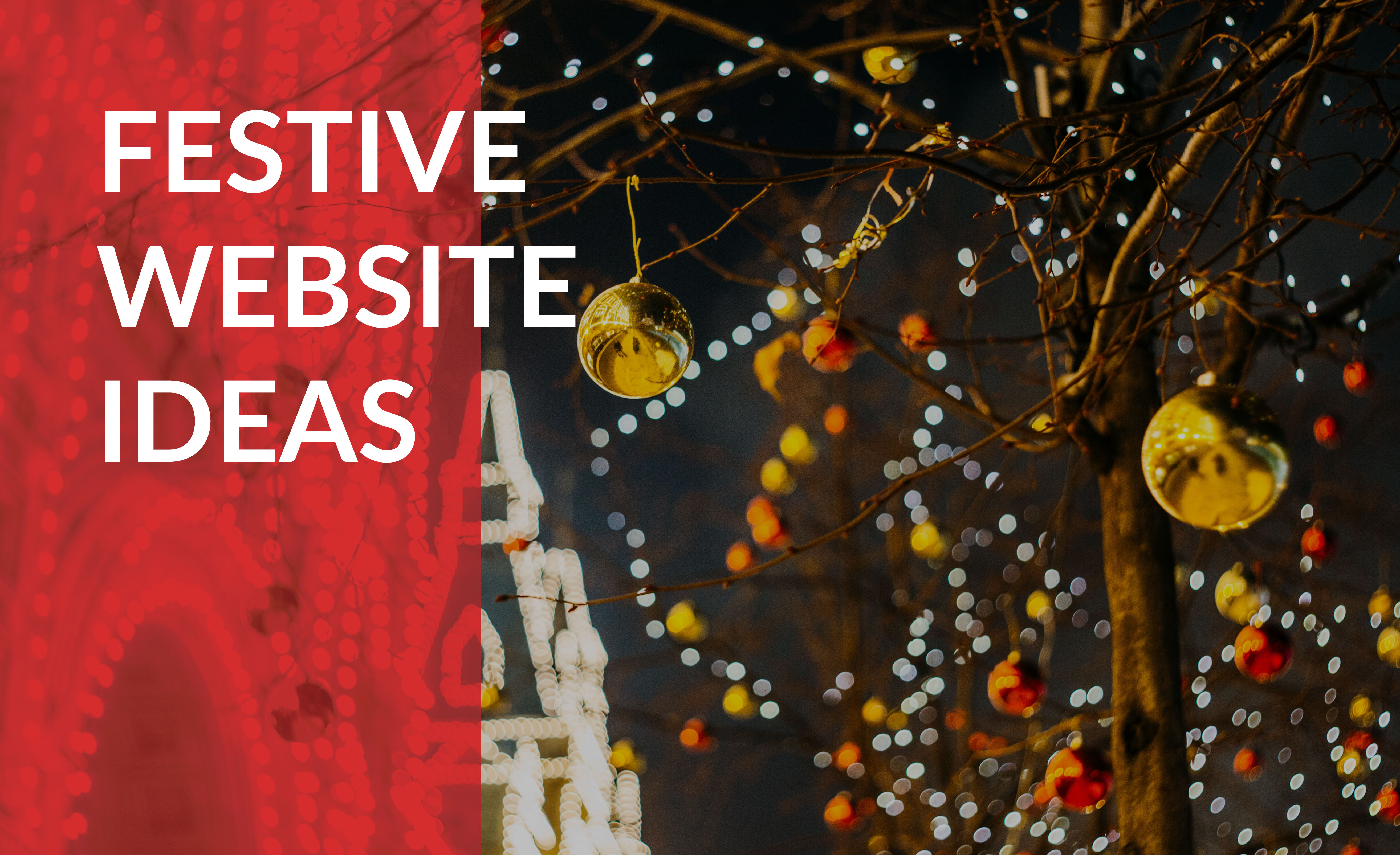festive website ideas