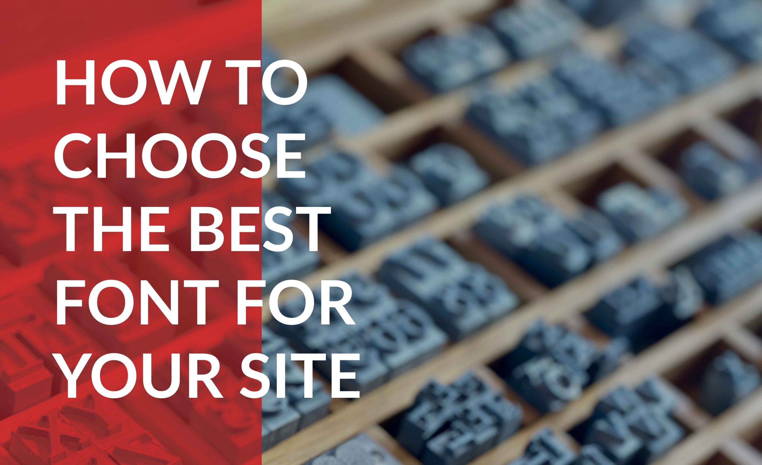 choosing the best font for your site