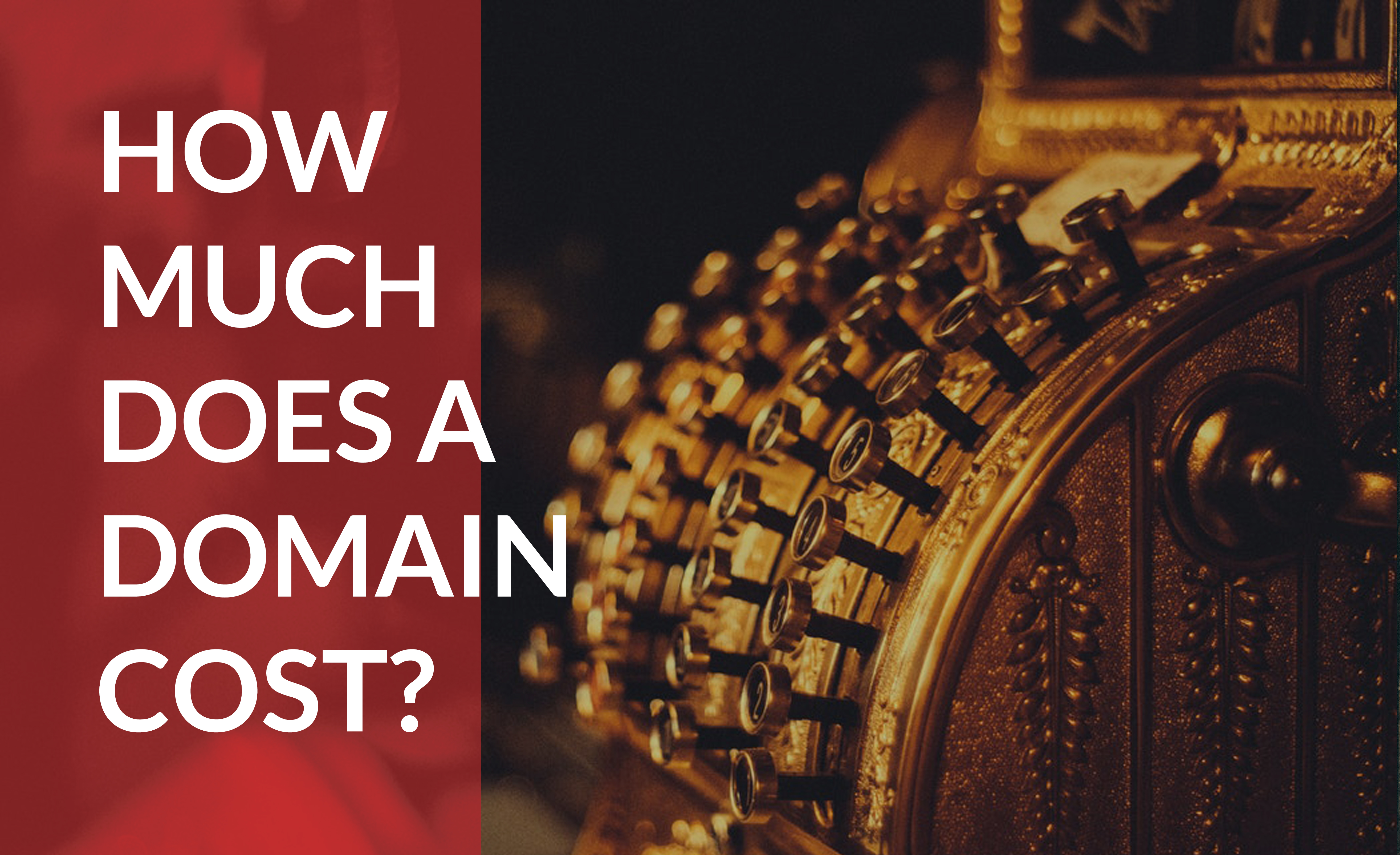 Find out the typical cost of a domain name to start planning to purchase your own.