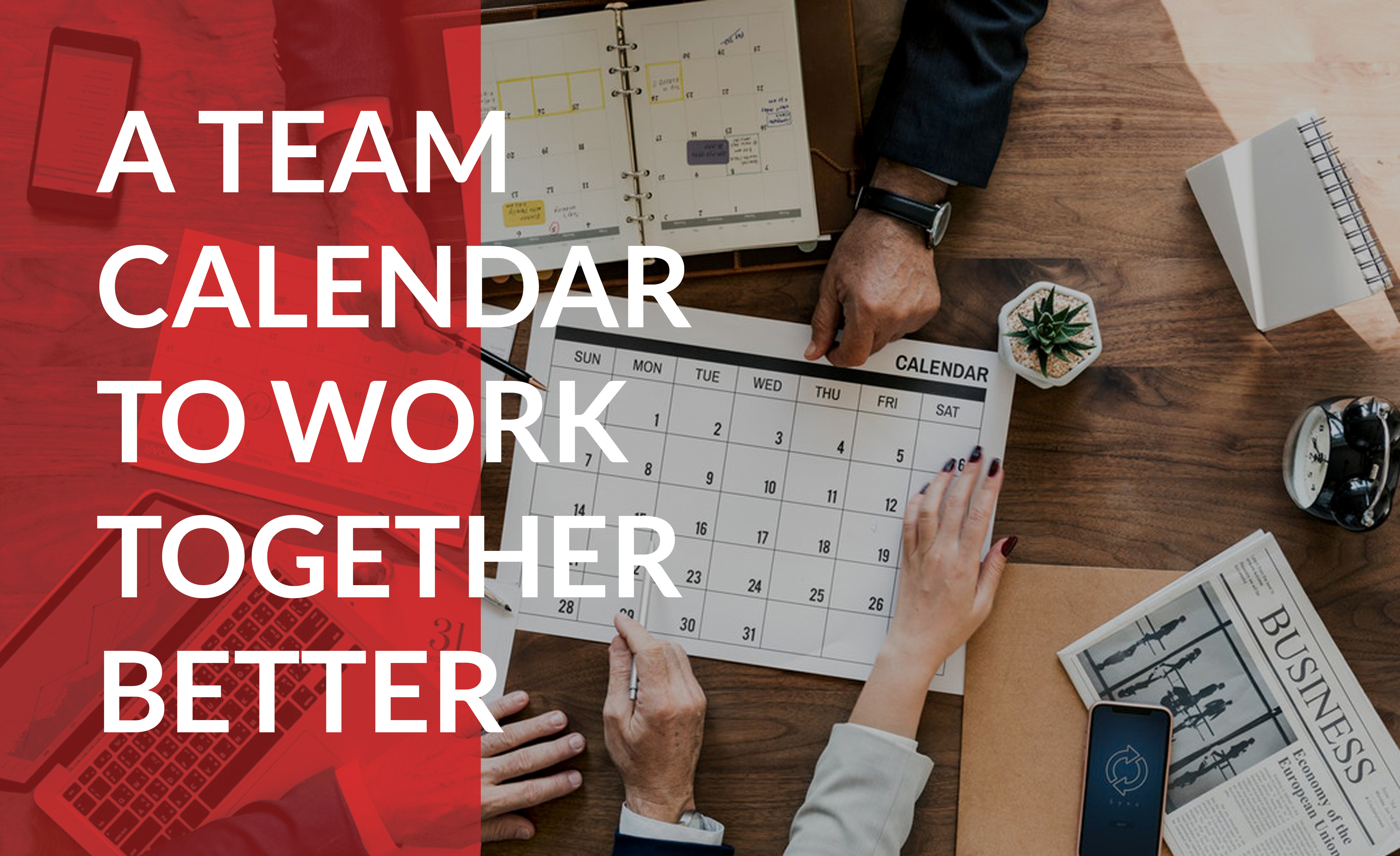 Help your teams work together better with the same calendar.