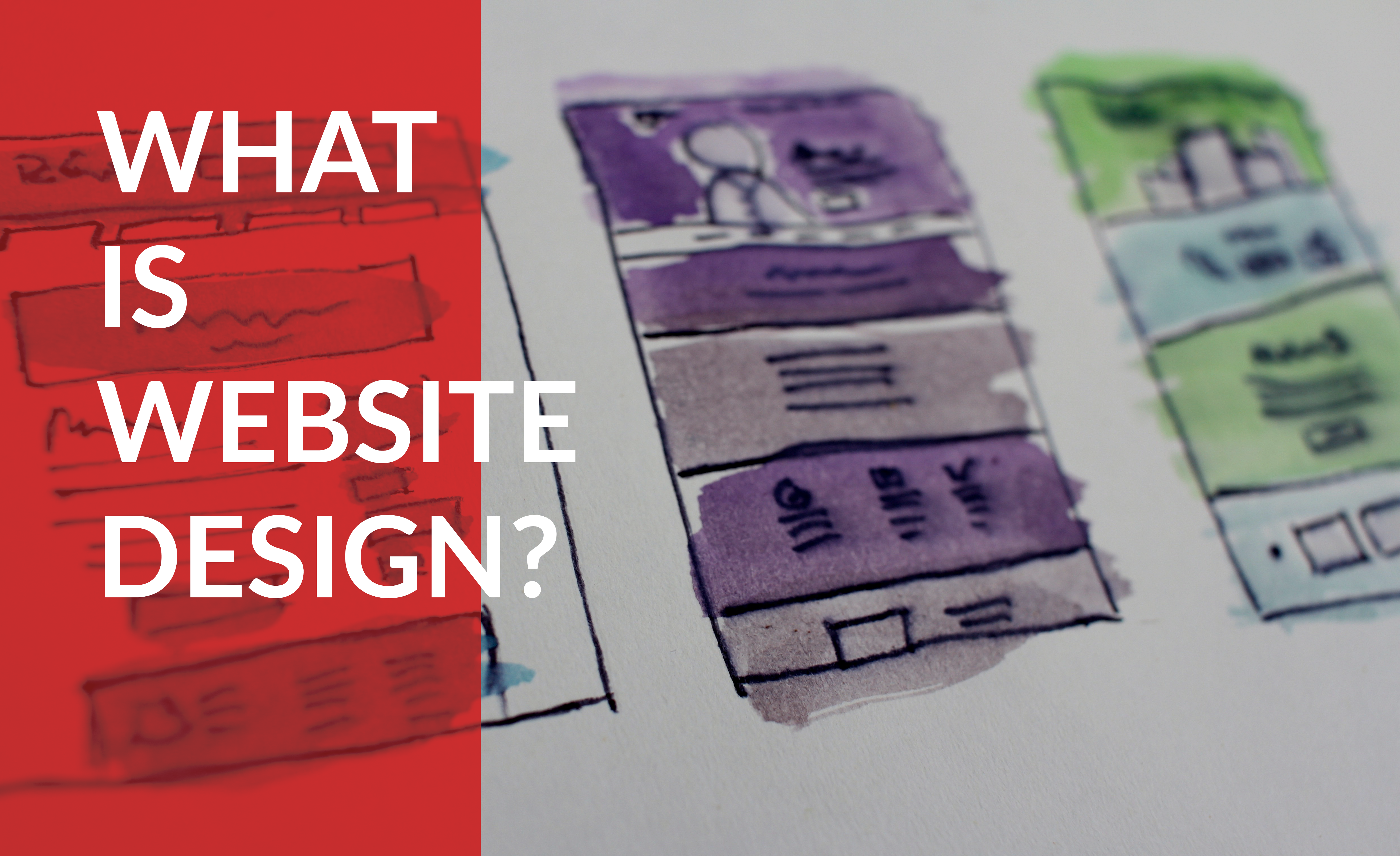 What is website design?